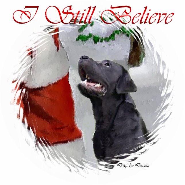 Labrador Retriever Christmas Gifts Ornament Photo Sculpture Decoration (Front)