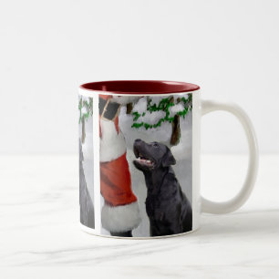 Labrador Retriever Christmas Gifts Two-Tone Coffee Mug