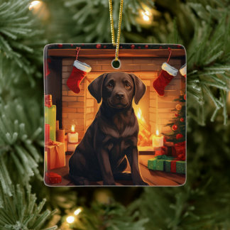 Labrador Retriever Christmas, Hanging Decoration