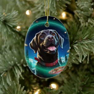 Labrador Retriever Christmas, Hanging Decoration
