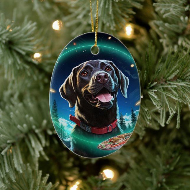 Labrador Retriever Christmas, Hanging Decoration (Tree)