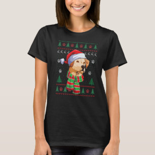 Labrador Retriever Christmas Santa Dog Pajama Ugly T-Shirt