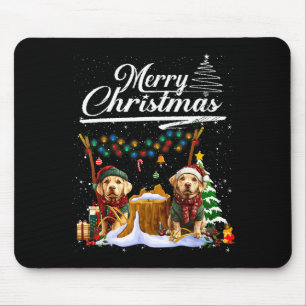 Labrador Retriever Christmas Tree Decorations Dog  Mouse Mat