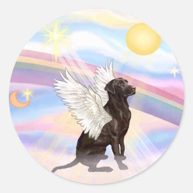 Labrador Retriever Classic Round Sticker (Front)