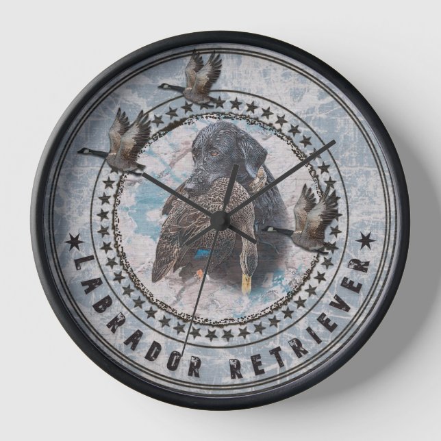 Labrador retriever   clock (Front)