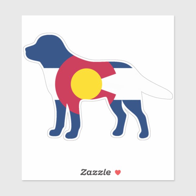 Labrador Retriever Colorado Flag (Sheet)
