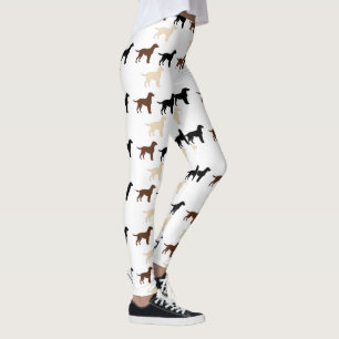 labrador retriever colour silhouettes leggings