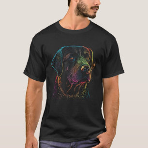 Labrador Retriever  Colourful Dog Mum Dad Women T-Shirt