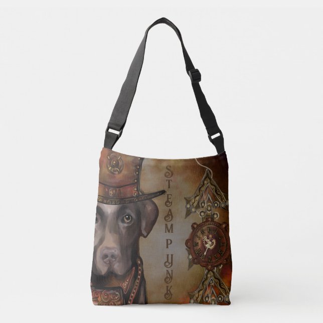Labrador Retriever   Crossbody Bag (Front)