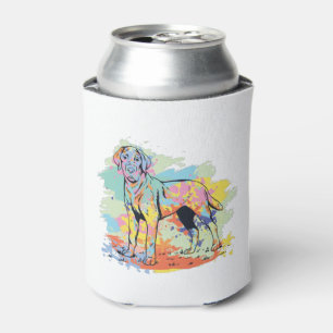 Labrador Retriever Cute Dog Can Cooler