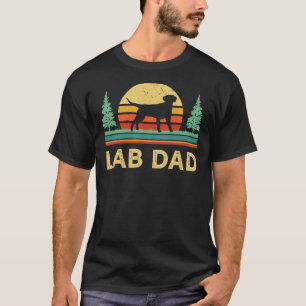 Labrador Retriever Dad Lab Dog Dad Pet Owner Dog D T-Shirt