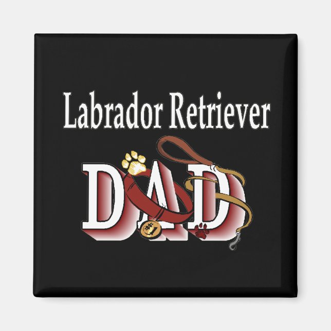 labrador retriever dad Magnet (Front)