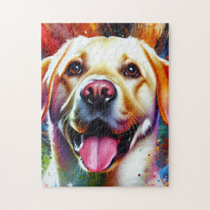 Labrador Retriever Dog Acrylic Print Dog Lover Jigsaw Puzzle