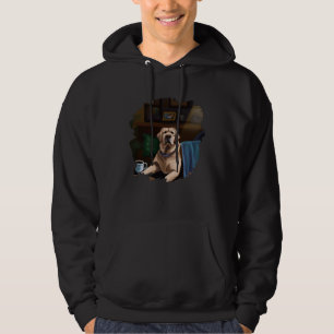 Labrador Retriever Dog Aristocrat Cafe Coffee Tea Hoodie