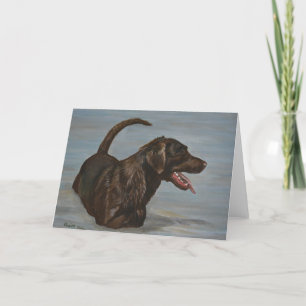 Labrador Retriever Dog Art Greeting Card