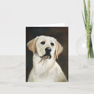 Labrador Retriever Dog Art Notecard