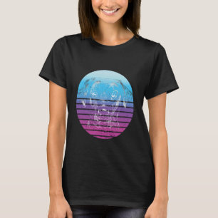 Labrador Retriever Dog Art Retro Gradient Beloved T-Shirt