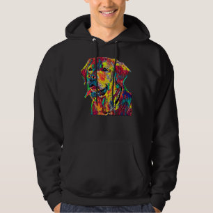 Labrador Retriever Dog Breed Head Pet Breed True F Hoodie