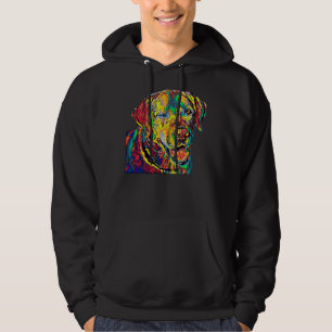 Labrador Retriever Dog Breed Head Pet Breed True F Hoodie