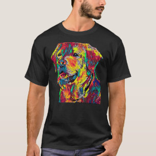 Labrador Retriever Dog Breed Head Pet Breed True F T-Shirt