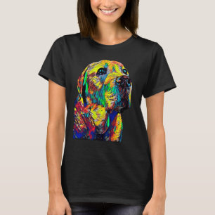 Labrador Retriever Dog Breed Head Pet Breed True F T-Shirt