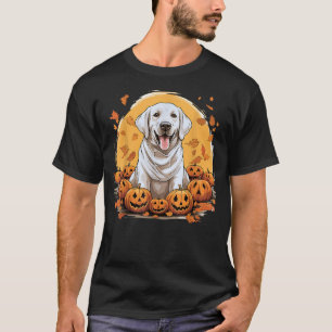 Labrador Retriever Dog Breed Pet Halloween Pumpkin T-Shirt