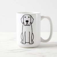 Labrador Retriever Dog Cartoon Coffee Mug