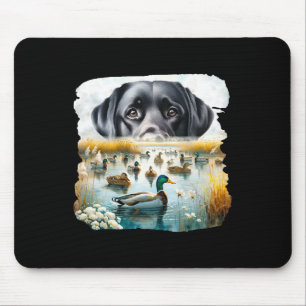 Labrador Retriever Dog Dogs Us Flag Duck Hunter Mouse Mat