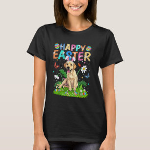 Labrador Retriever Dog Happy Easter Egg Hunt Easte T-Shirt