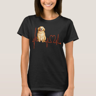 Labrador Retriever Dog Heartbeat EKG My Dogs Are M T-Shirt
