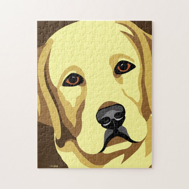 Labrador Retriever Dog Jigsaw Puzzle (Vertical)