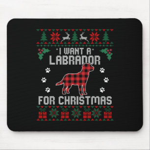 Labrador Retriever Dog Lover Gifts Ugly Christmas  Mouse Mat