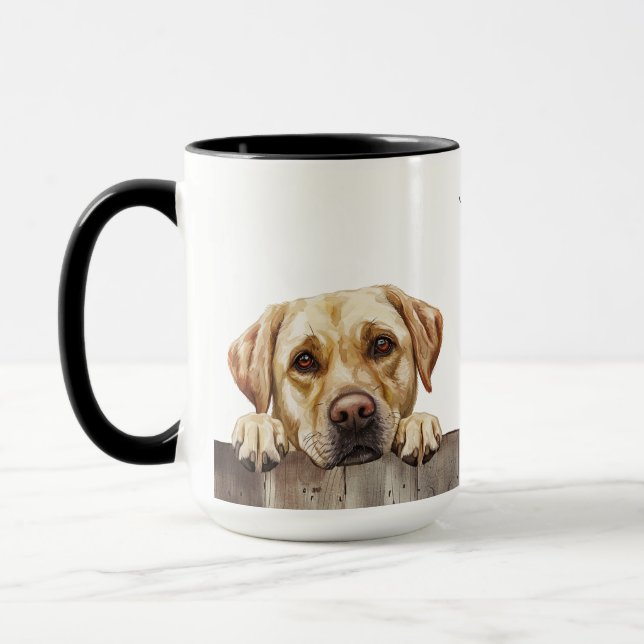 Labrador Retriever Dog Mug (Left)