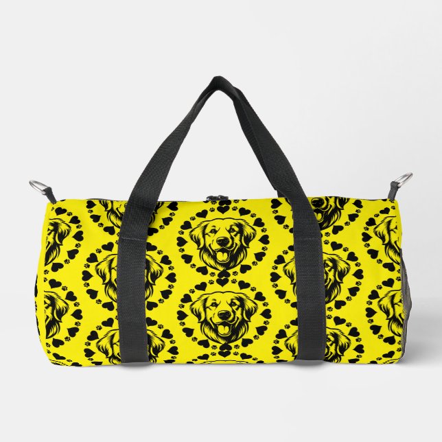 Labrador Retriever Dog Owner Duffle Bag (Front)