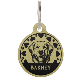 Labrador Retriever Dog Owner Pet Tag