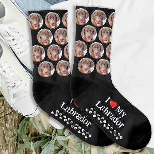 Labrador Retriever Dog Personalised Cute Pet Photo Socks