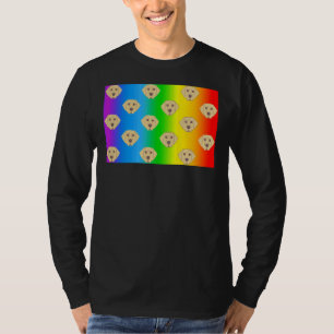 Labrador Retriever Dog Rainbow Face Mask T-Shirt