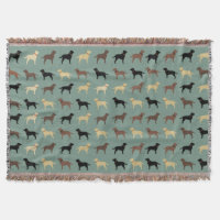 Labrador Retriever Dog Silhouettes Pattern Labs