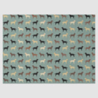 Labrador Retriever Dog Silhouettes Pattern Labs