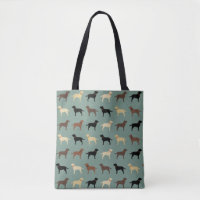 Labrador Retriever Dog Silhouettes Pattern Labs