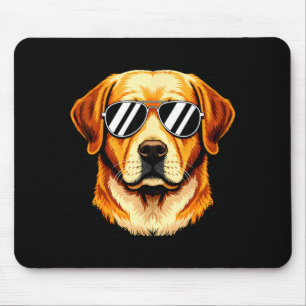Labrador retriever dog sunglasses mouse mat