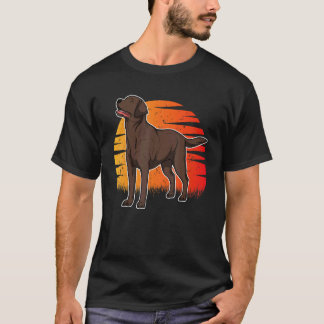 Labrador Retriever Dog Sunset 36 T-Shirt
