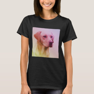 Labrador Retriever Dog Watercolor Portrait 01 T-Shirt