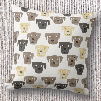 Labrador Retriever Dogs Cushion