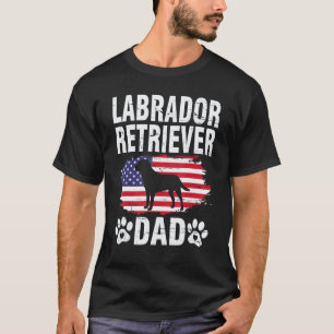 Labrador Retriever Dogs Dad Happy Father Dogs Dadd T-Shirt