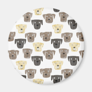 Labrador Retriever Dogs Magnet