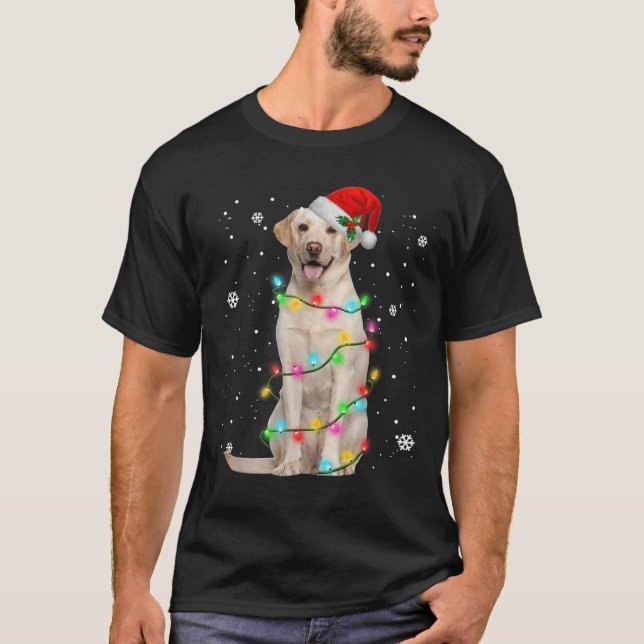 Labrador Retriever Dogs Tree Christmas Sweater Xma (Front)