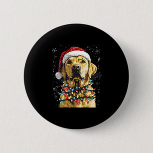 Labrador Retriever Dogs Tree Christmas Sweater Xma 6 Cm Round Badge