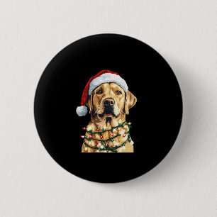 Labrador Retriever Dogs Tree Christmas Sweater Xma 6 Cm Round Badge
