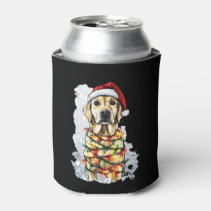 Labrador Retriever Dogs Tree Christmas Sweater Xma Can Cooler
